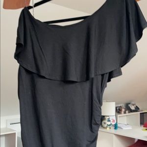 Maternity- Ingrid and Isabel - one shoulder dress